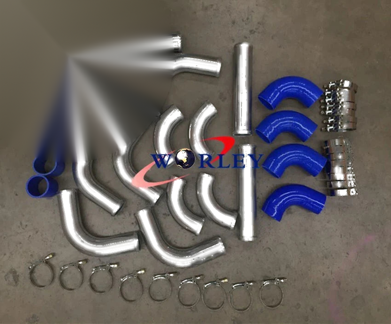 2.5" Aluminum Universal Intercooler Turbo Piping Kit