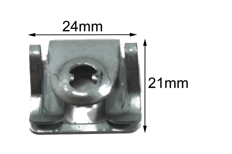Yamaha R1 6x Dzus Fairing Fastener Clips Plate