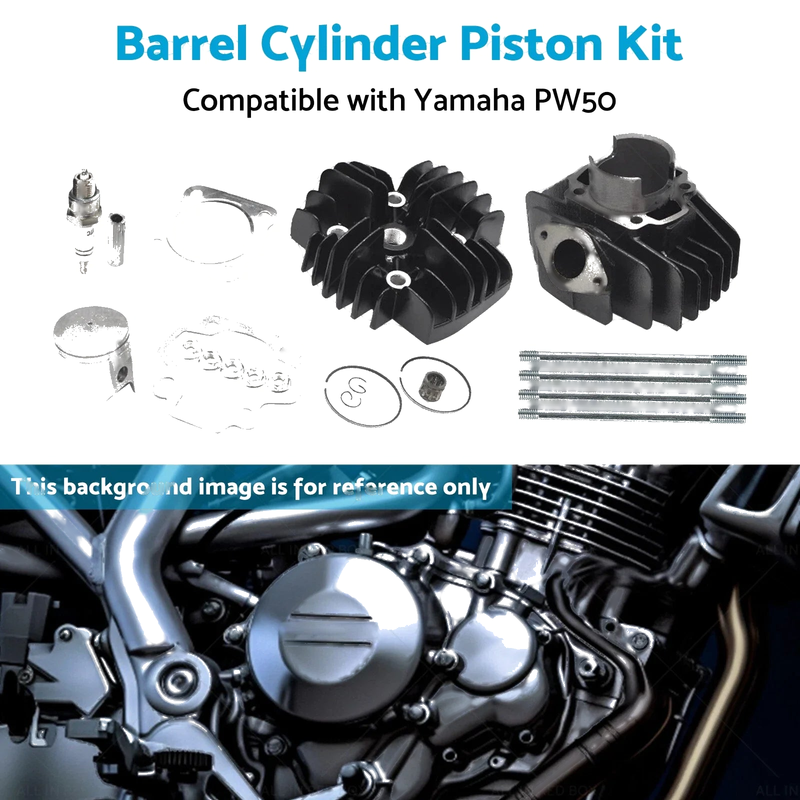 Yamaha PW50 QT 50 60cc Big Bore Cylinder Piston Gasket Kit (1981-2009)