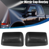 Ford Excursion Black Rearview Mirror Cap Covers (2001-2005)