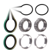 Polaris Trail Boss Rear Hub Bearing Seal Repair Kit (2000–2013)