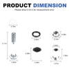 Suzuki Quadsport Z400 LTZ400 2 x Front Upper A-Arm Bushing & Bolt (2003–2008)
