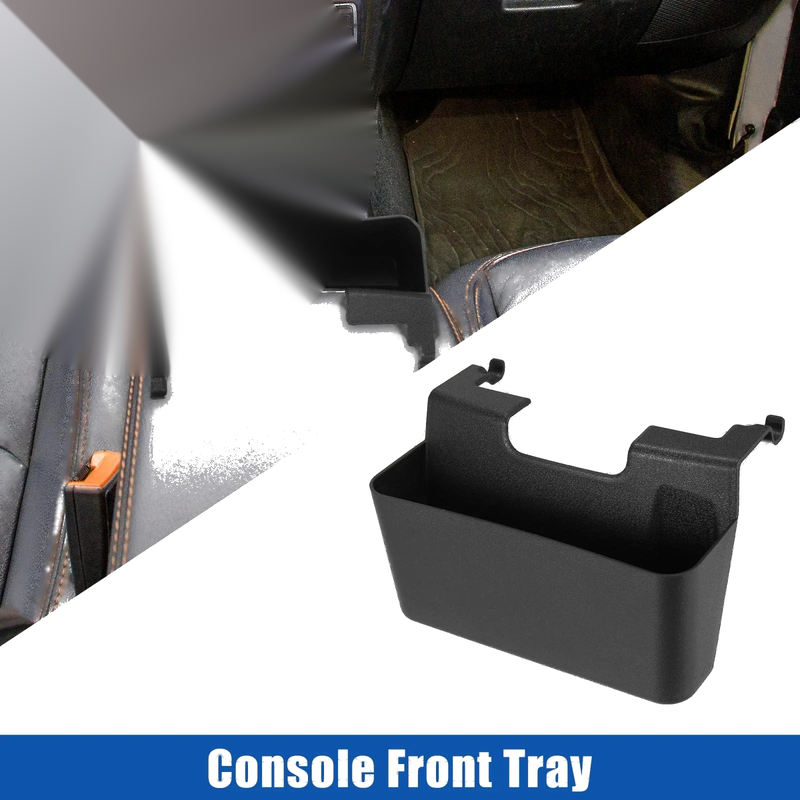 Jeep Wrangler 1987-1995 Console Organizer Black Armrest Storage Box