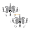 Honda Rincon 680 TRX680FA Left / Right 2 x Front Wheel Hubs (2006–2023)