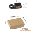 Harley Touring Black E4 LED Mini Front Turn Signal Lights (2014-2021)