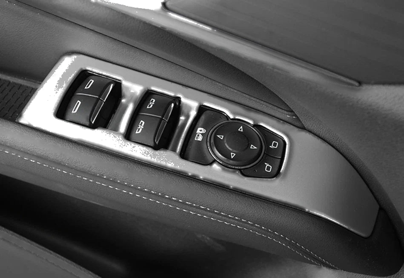 Cadillac CT4 ATS 2020-2023 Matte Silver Window Lift Switch Panel Cover Trim