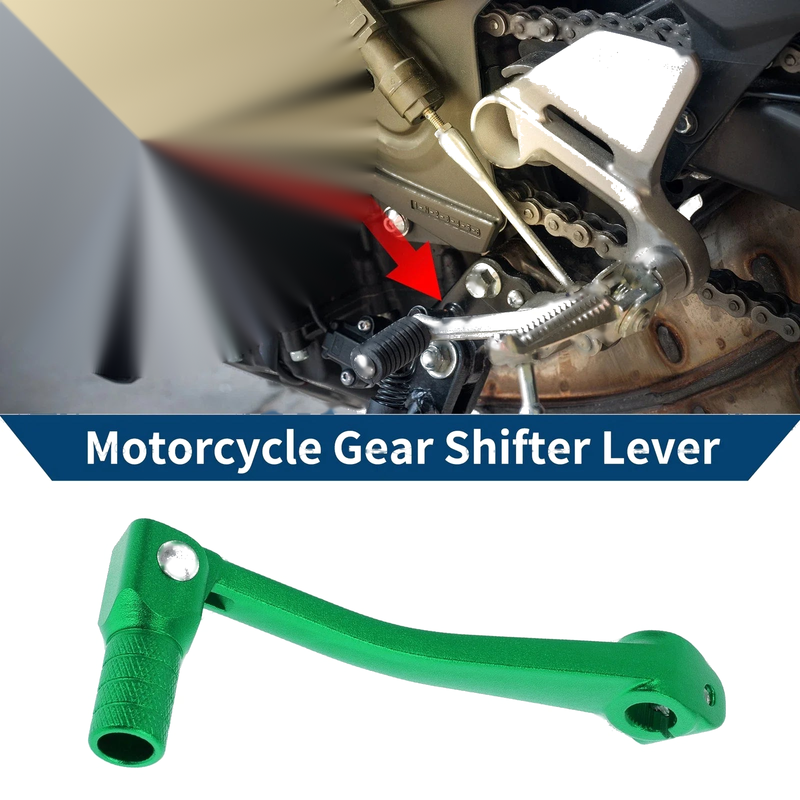Bosuer 125 Green Folding Motorcycle Gear Shifter Lever