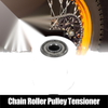 Motorcycle ATV 8mm Chain Roller Pulley Slider Tensioner Wheel Guide White