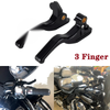 Harley Electra Glide Classic FLHTC / I 3 Finger Brake Clutch Levers (2008)