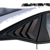 Honda Civic Matte Black Side Window Louver Covers (2022)