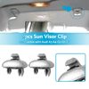 Audi A3 A4 Q3 Q5 TT Grey Sun Visor Clip Holder Hook Bracket