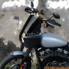Harley XL883N XL883 XL1200V XLH1200 XLH1100 1x 11'' Black Windshield (2007-2023)