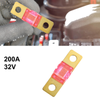 Automotive Marine Audio Video System Gold Tone 200A Bolt-on AMI Fuse