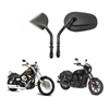 Harley Davidson Fatboy Black Rear View Side Mirror (1990-2017)
