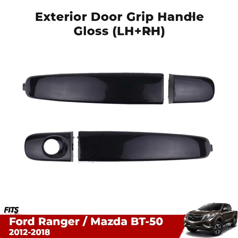 Outer Door Grip Handle Gloss Fits Ford Ranger Mazda BT-50 Ute Truck 2012-2018