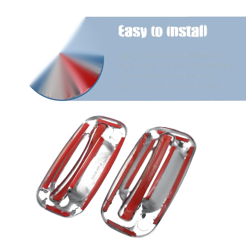 Chevrolet Tahoe Pair Exterior Door Handle Cover  Keyhole (2000 - 2006)