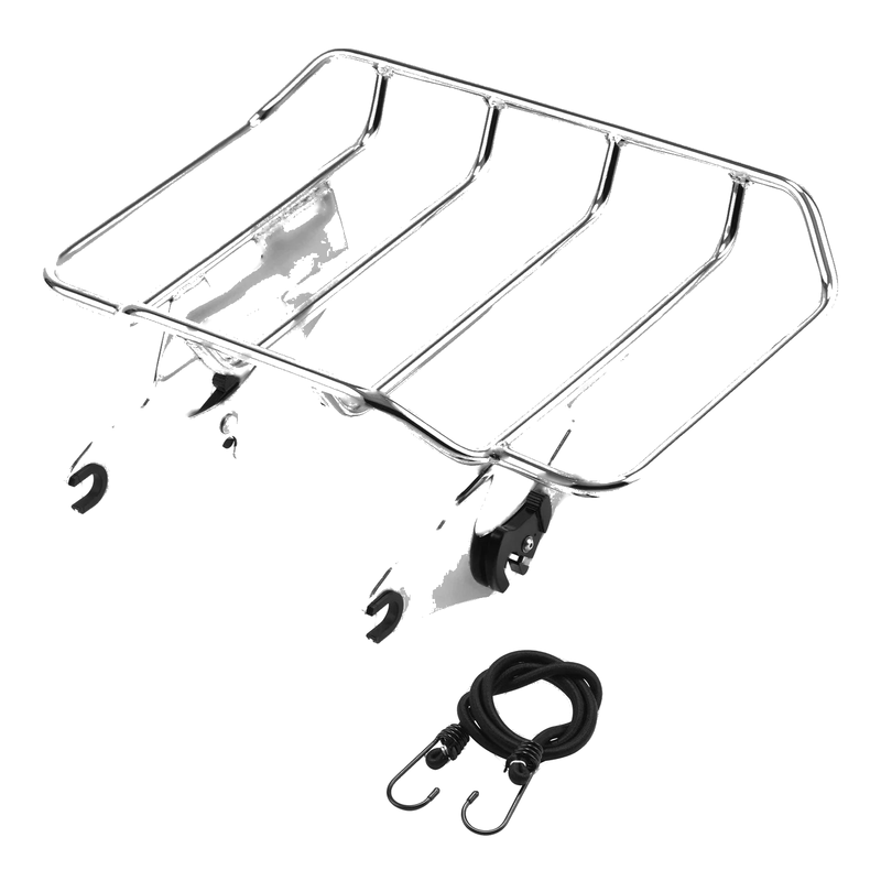 Harley Street Electra Glide Chrome Quick Release Luggage Rack (2014-2025)
