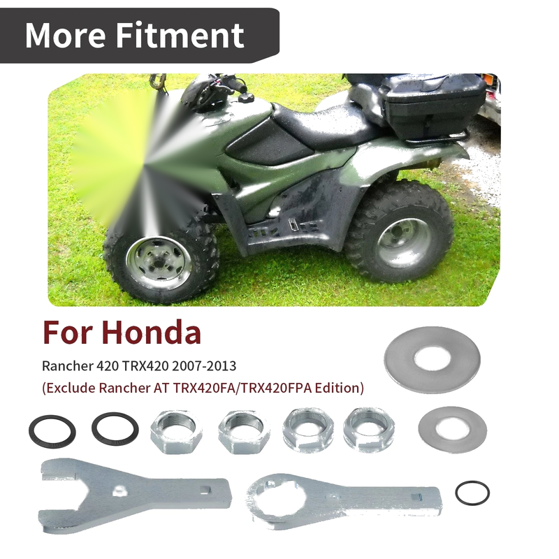 Honda Rancher TRX420 2007-2013 41mm Rear Axle Nut Wrench