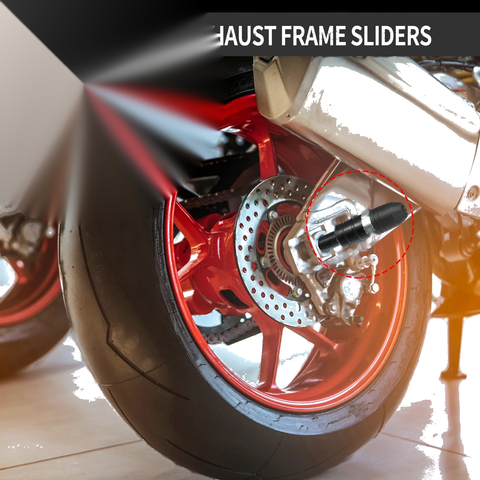 Honda Motorcycle Frame Slider Exhaust Crash Fall Protector (2 pcs)