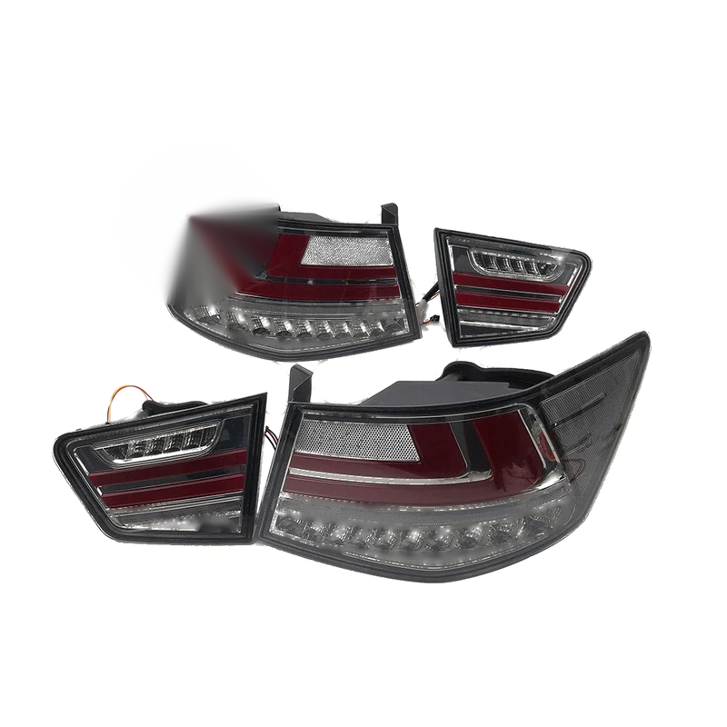 Kia Forte LED Dynamic Turn Signal Taillight Assembly Clear Lens (2009-2013)