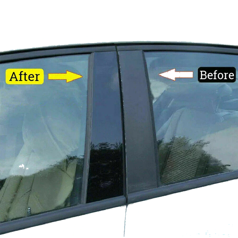 6Pcs Window BC Pillar Posts Trim Cover Honda Civic Hatchback (2016–2021)