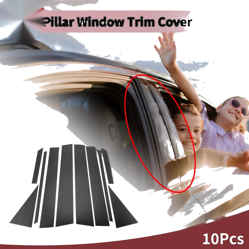 Toyota Venza Car Door Pillar Window Trim 10 Pcs (2009–2015)