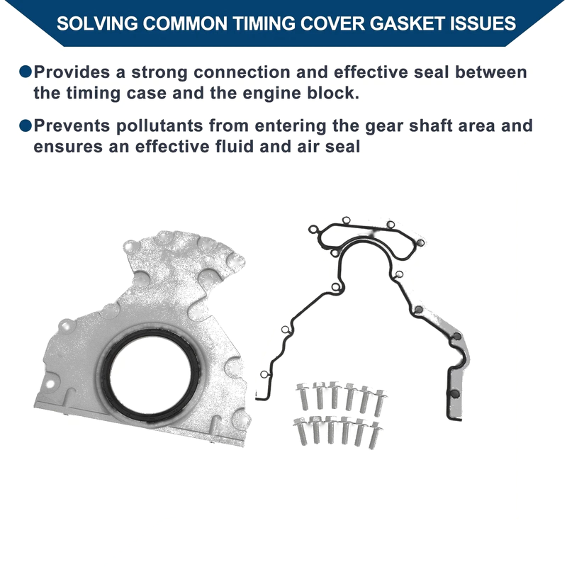 GMC Chevy Timing Cover Gasket Set 6.0L 6.2L 4.8L 5.3L