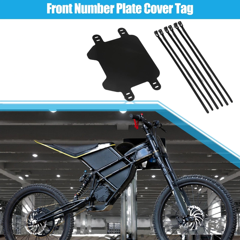 Light Bee Surron Electric Dirt Bike 1 Set Front Number Plate Cover Tag