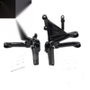Honda CBR1000RR Black Front Driver Foot Pegs (2004-2007)