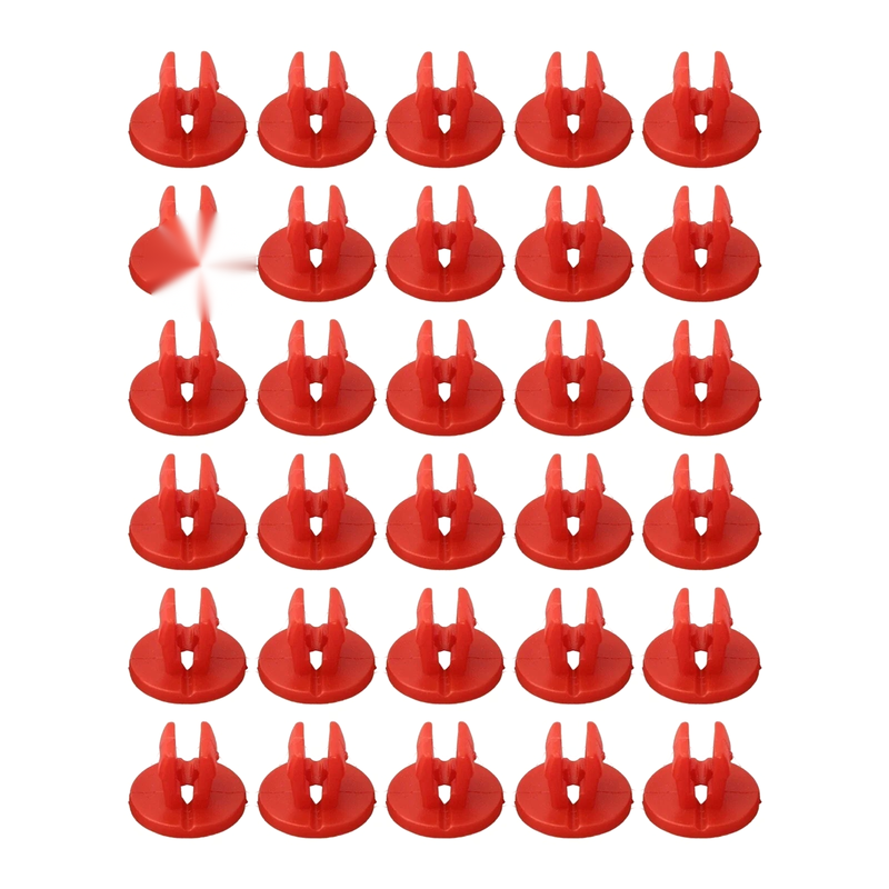 Ford Under-Body Shield Nut Set 30 pcs Snap Red