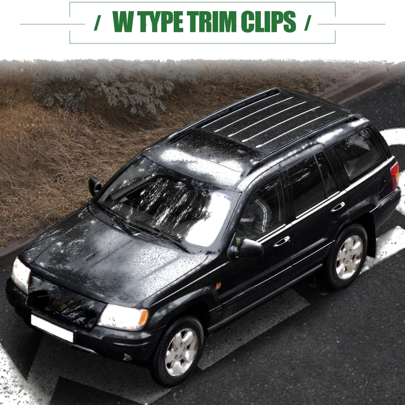 Jeep Grand Cherokee (2012-2021) - 30 Pcs Car W Type Trim Clips