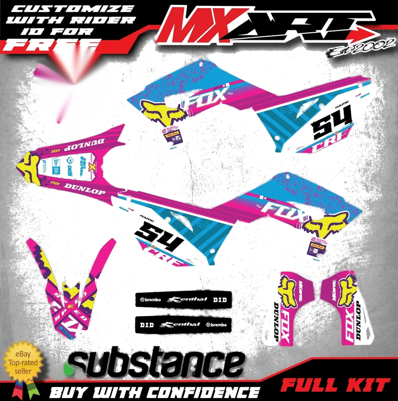 Honda CRF 250 Custom Graphics Kit Stickers (2018-2020)