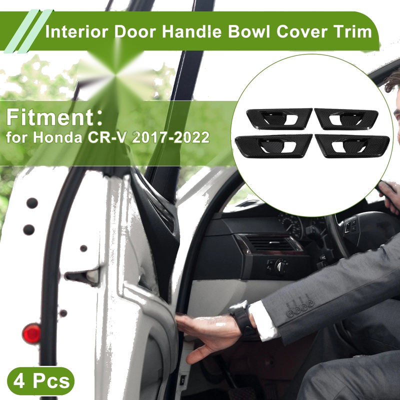 Honda CR-V (2017-2022) - 4 Pcs Interior Door Handle Bowl Cover Trim