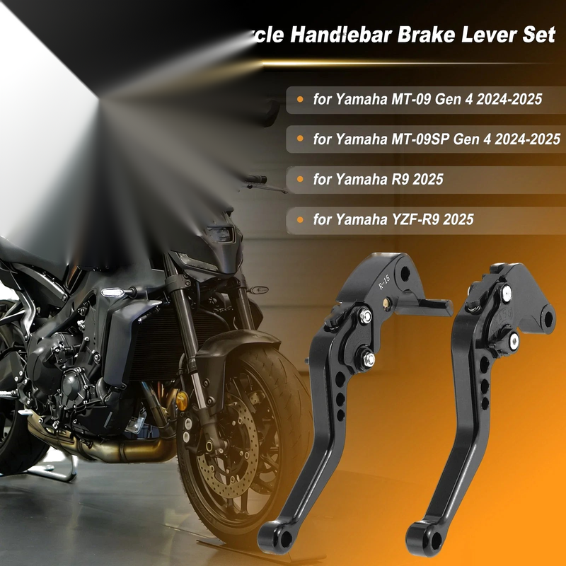 YAMAHA MT-09SP Gen 4 Pair Short Motorcycle Brake Clutch Levers (2024–2025)