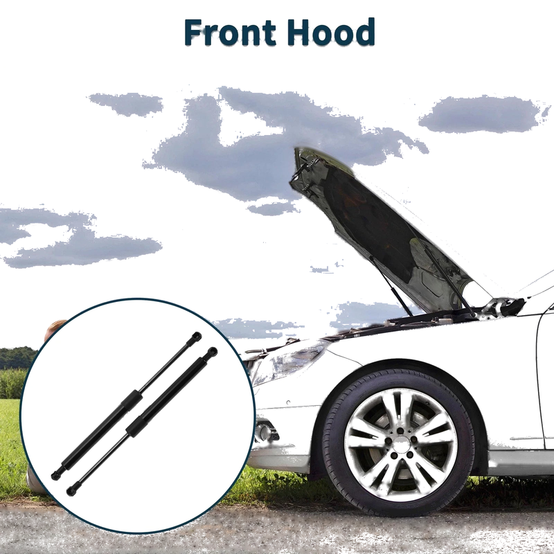 BMW E46 M3 Convertible / Coupe Front Hood Lift Supports Struts (2000-2006)