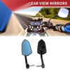M6 Rear View Mirrors / 1 Set / Side Rearview Mirror Black Aluminum Alloy