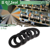 Make Model Oil Seal 45x65x8mm NBR Rubber High Pressure Black 5 Pcs