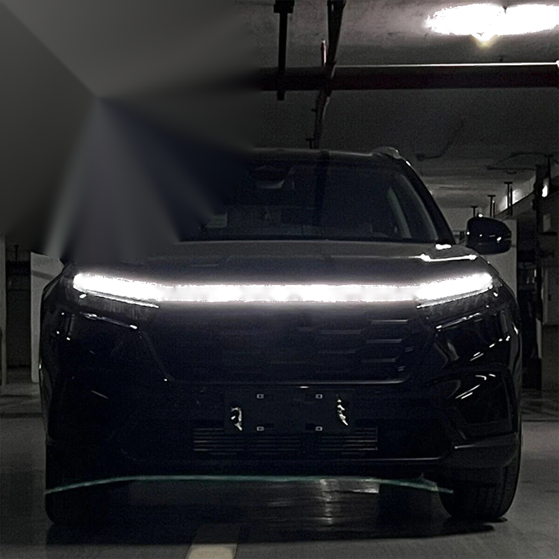 Honda CR-V 180cm White LED DRL Hood Light Strip (2017-2023)