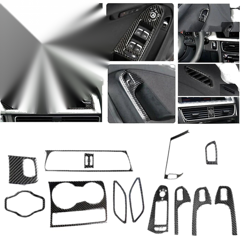 A4 B8 Carbon Fiber Interior Set (2008–2015)