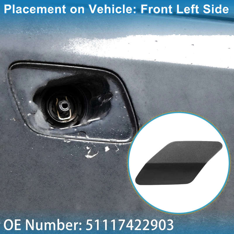 BMW X6 Front Left Washer Nozzle Cover Cap (2015-2019)