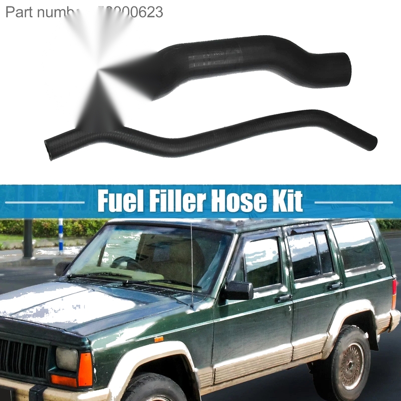 Jeep Cherokee XJ Fuel Fill & Vent Hose Kit (1984-1996)