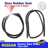 Door Rubber Seal Weatherstrip FL+FR Fits Nissan Sunny Neo N16 G10 4D SED 2000-05