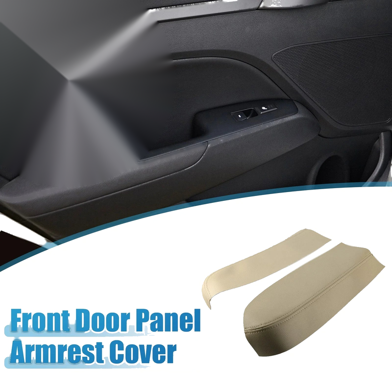 Toyota Prius (2004-2009) Beige 1 Pair Front Door Panel Armrest Covers