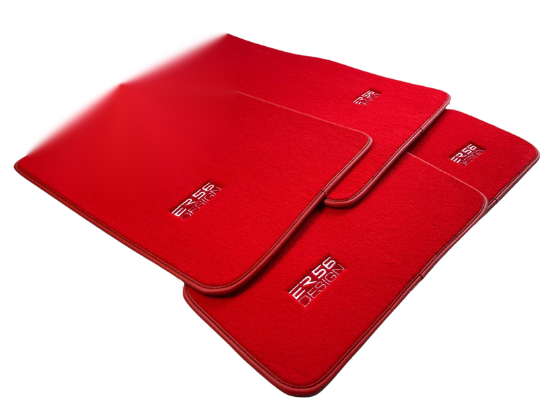 BMW 1 Series E87 (2004-2013) - ER56 Design Premium Red Floor Mats