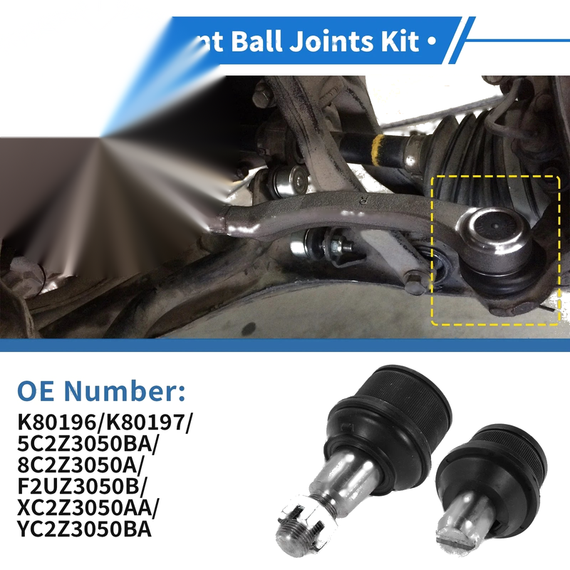 Ford E-150 4 Pcs Front Upper & Lower Ball Joints (2007-2014)