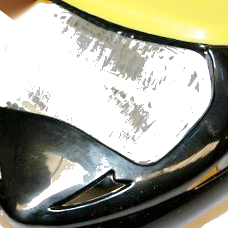 PIT Trail Dirt Motorcycle MX Bike Yellow Black Head Light Lamp + Strip