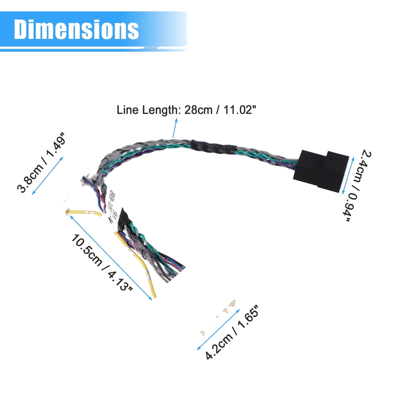 Dodge Caravan ANC Module Bypass Harness Plug Connector (2008 - 2019)