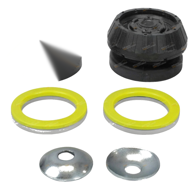 Commodore 2x Top Strut Shock Absorber Rubber Mount + Bearing Kit (2006–2013)