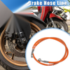 Motorcycle Hydraulic Brake Hose Line Pipeline 100cm 10mm Orange