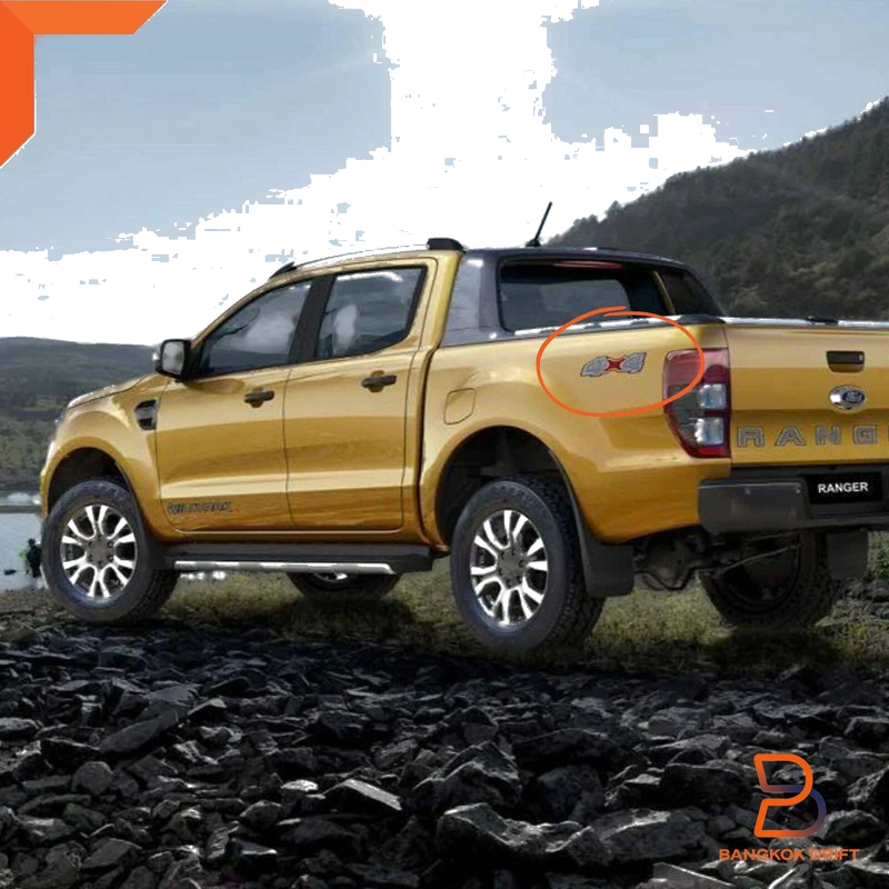 Ford Ranger PX3 Wildtrak 4x4 Side Cabin Rear Body Decal Sticker (2018-2021)